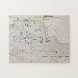 Quebra-cabeça do mapa da árvore de Joshua