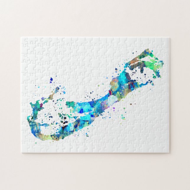 Quebra-cabeça do Mapa das Bermudas (Horizontal)