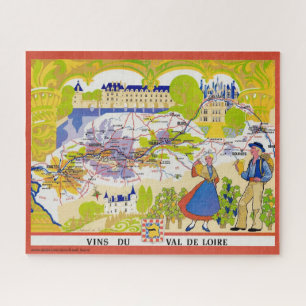 Quebra-cabeça do Mapa de Vinho do Vale do Loire 16