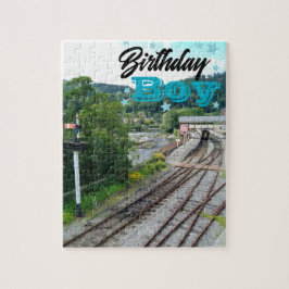 Quebra-cabeça do Menino de Aniversário da Ferrovia