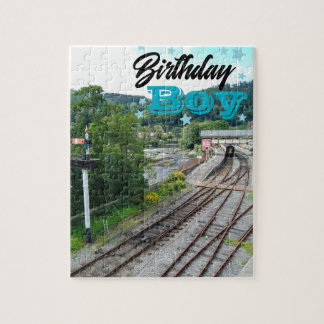 Quebra-cabeça do Menino de Aniversário da Ferrovia