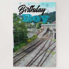 Quebra-cabeça do Menino de Aniversário da Ferrovia