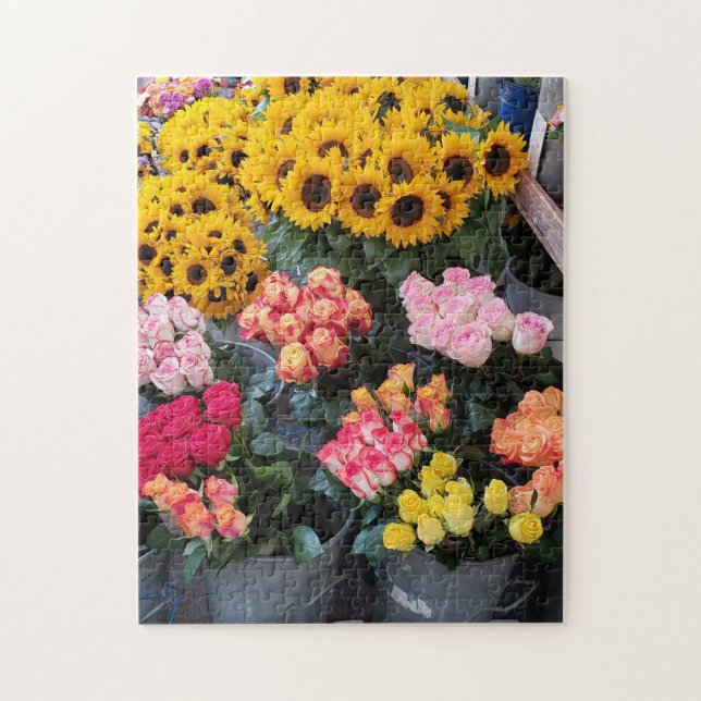 Quebra-cabeça do Mercado Floral (Vertical)