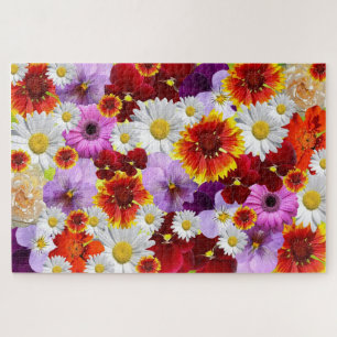 Quebra-cabeça do Mosaico da Flor