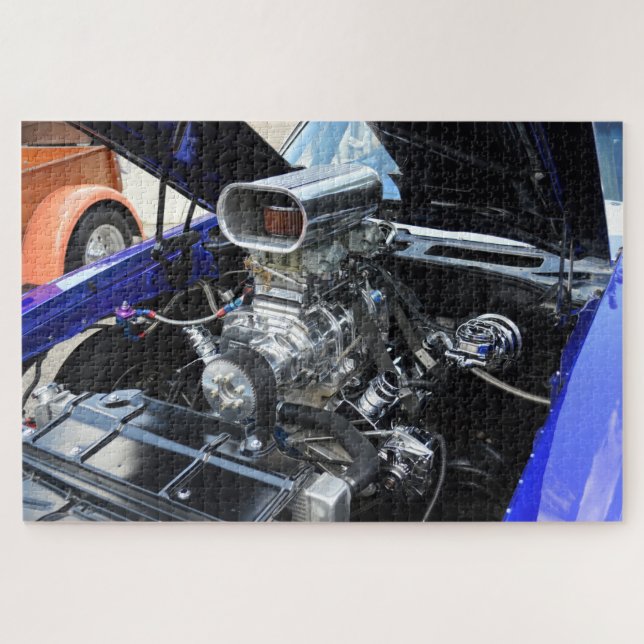 quebra-cabeça do motor de carro (Horizontal)