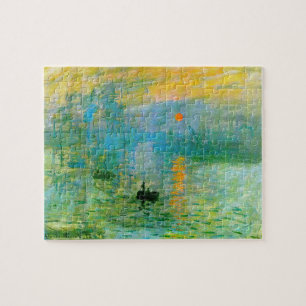 Quebra-cabeça do nascer do sol do impressionismo