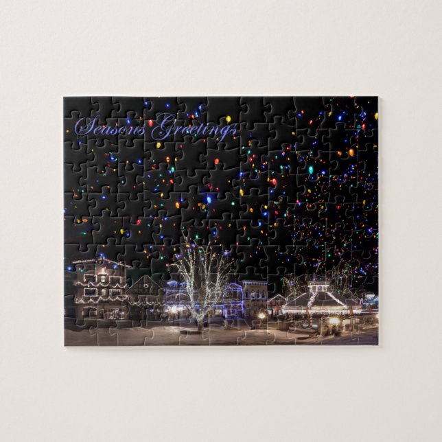 Quebra-cabeça do Natal:  'Aurora boreal (Horizontal)