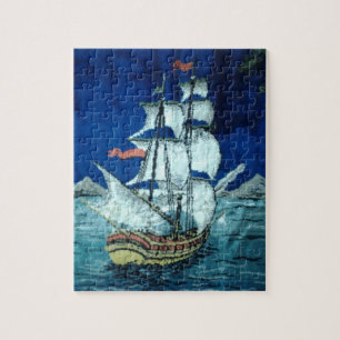 Quebra-cabeça do navio de navigação
