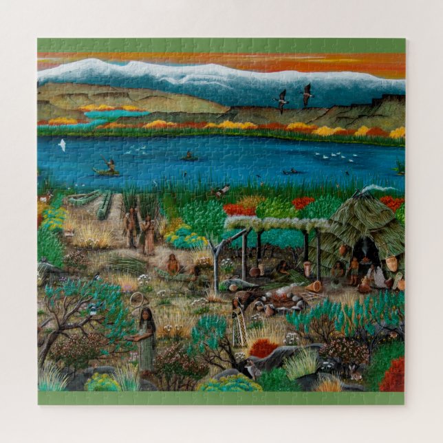 Quebra-cabeça do Oregon Malhuer Paiutes (Horizontal)