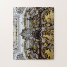 Quebra-cabeça do órgão de tubulação da abadia de