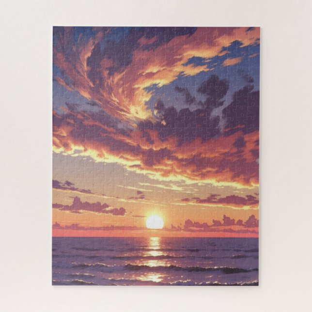 Quebra-cabeça do Pôr do Sol (Vertical)