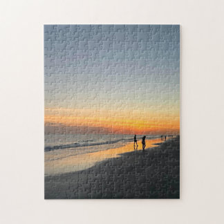 Quebra-cabeça do Pôr do Sol na Praia