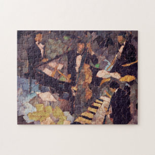 Quebra-cabeça do quarteto da música jazz