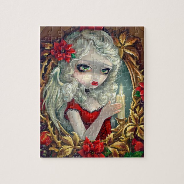 Quebra-cabeça Do "quebra-cabeça da vela Natal" (Vertical)