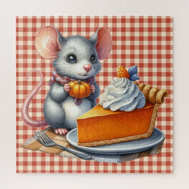 Quebra-cabeça do Rato de Outono (Vertical)