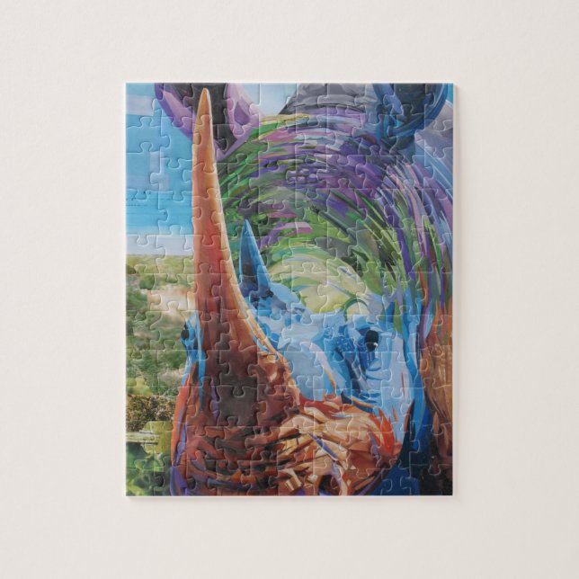 quebra-cabeça do rinoceronte (Vertical)