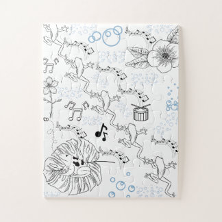 Quebra-cabeça do Sapo do artista