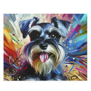 Quebra-cabeça do Schnauzer Miniatura: Zwergs Sal e