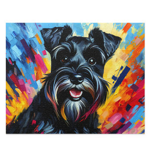 Quebra-cabeça do Schnauzer Miniatura: Zwergschnauz