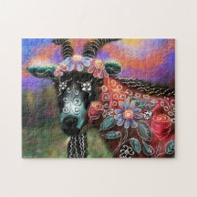 Quebra-cabeça do serrote - Abstrato de Capa Floral