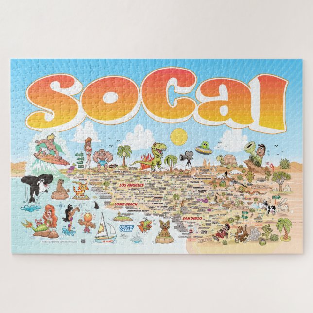 Quebra-cabeça do SoCal (Horizontal)