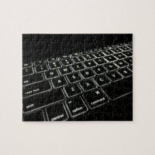 Quebra-cabeça do teclado de computador