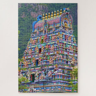 quebra-cabeça do templo hindu