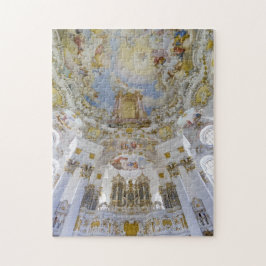 Quebra-cabeça do teto da igreja de Wieskirche