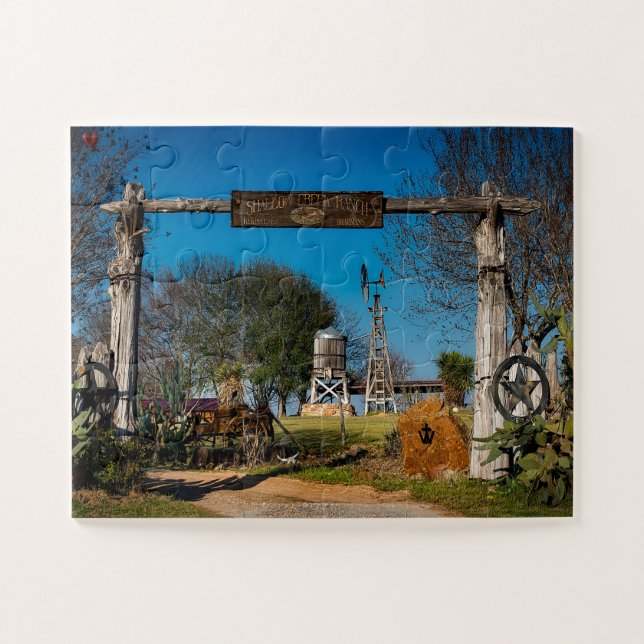 Quebra-cabeça do Texas Ranch (Horizontal)