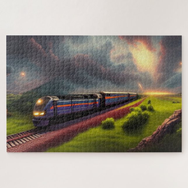 Quebra-cabeça do Trem (Horizontal)