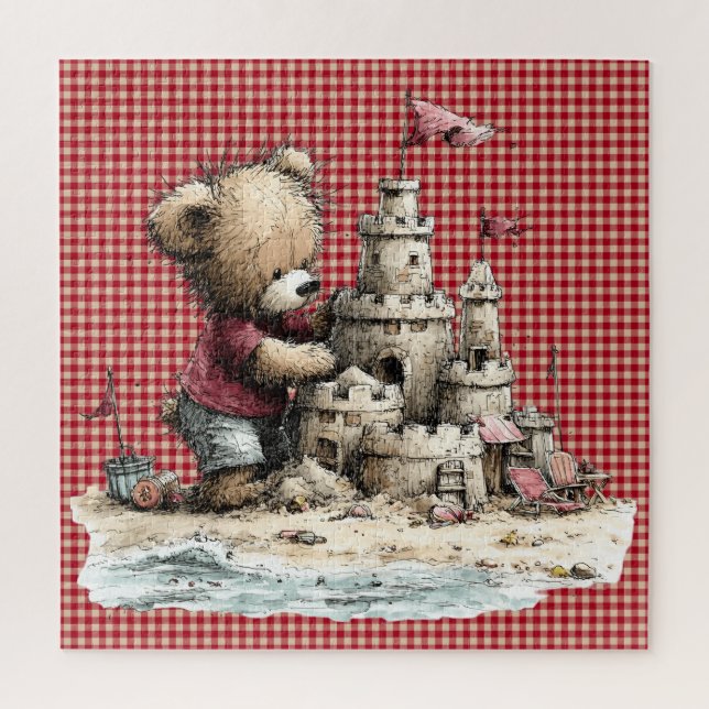 Quebra-cabeça do Urso de Verão (Vertical)