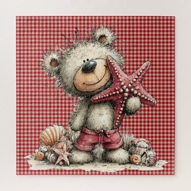 Quebra-cabeça do Urso de Verão (Vertical)