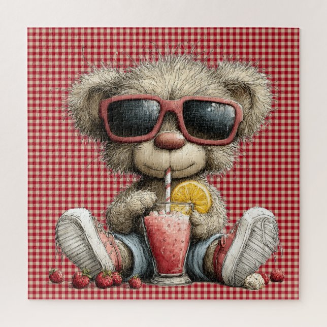 Quebra-cabeça do Urso de Verão (Vertical)
