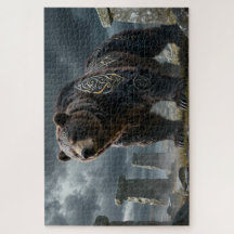 Quebra-cabeça do Urso do Espírito Celta