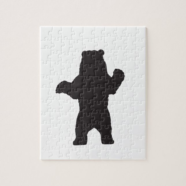 Quebra-cabeça do Urso Negro (Vertical)