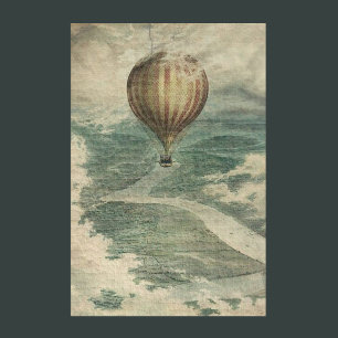 Quebra-cabeça do Vintage Hot Air Balloon Jigsaw