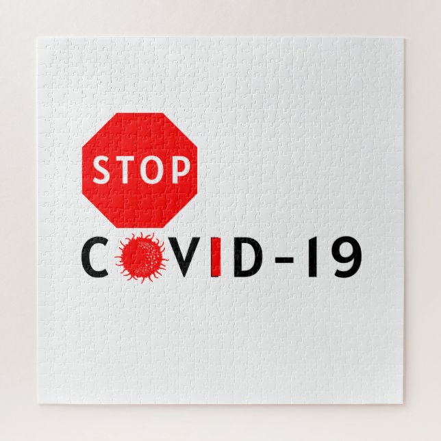 quebra-cabeça do vírus corona (Vertical)