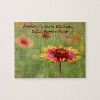 Quebra-cabeça do Wildflower do estado de Oklahoma