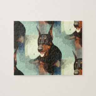Quebra-cabeça Doberman Pinscher Portrait