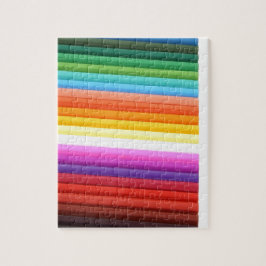 Quebra-cabeça Dobras de Tecido Multicolorido Abstrato