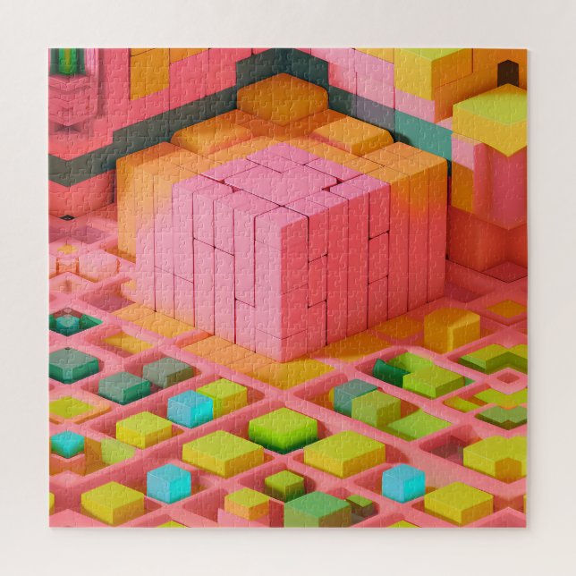 Quebra-cabeça Doce de cor clara (Vertical)