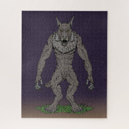 Quebra-cabeça Dogman Cryptid ou Werewolf