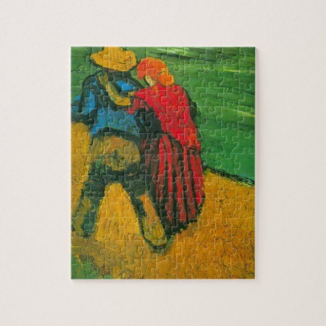 Quebra-cabeça Dois Amantes por Vincent van Gogh (Vertical)