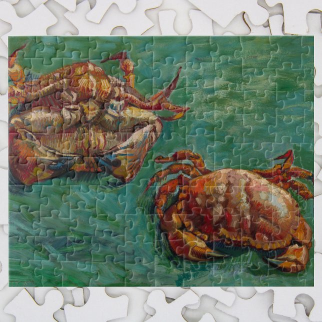 Quebra-cabeça Dois caranguejos por Vincent van Gogh (Two Crabs by Vincent van Gogh Jigsaw Puzzle)