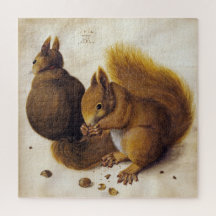 Dois esquilos vermelhos (por Albrecht Dürer)