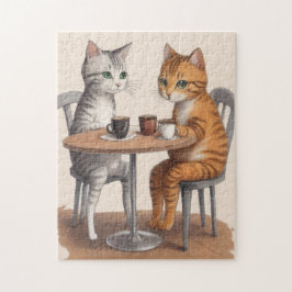 Quebra-cabeça Dois Gatos Cujos