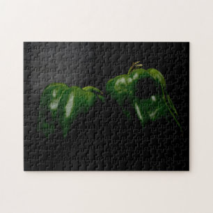 Quebra-cabeça Dois pimentões verdes 11x14 252pc jpcn