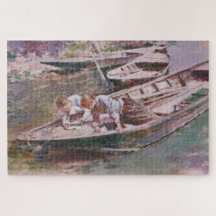 Quebra-cabeça Dois rapazes num barco (por Theodore Robinson)