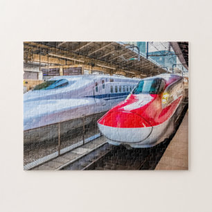 Quebra-cabeça Dois Shinkansen na Estação de Tóquio