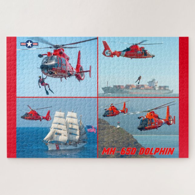 Quebra-cabeça DOLFIN MH-65D (20x30 POLEGADAS) (Horizontal)